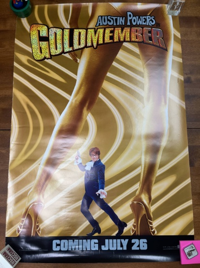 Goldmember Theatrical Movie Poster Double Sided 27"x40" Very Good Condition
