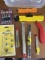 9+ Items Multiple Various Long Razors Two Rolling Cutters New 4 Piece Plug Cutter & 7 Piece Drill St