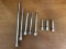 8 Socket Wrench Extensions Various Sizes All in Great Condition