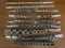98 Piece Socket Set Various Sizes All in Great Shape with Socket Organizers