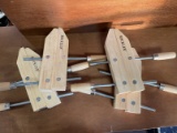 NEW 4 Rockler 10 Inch Wooden Handscrew Clamps See Pics
