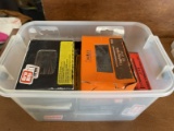 Plastic Container Full of Finishing Nails Drywall Screws Multi Purpose Anchor and Much More