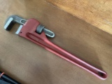 Like New Drop Forged 18 Inch Pittsburgh Pipe Wrench Heavy Duty