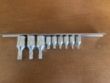 9 Socket Set Sizes T10 to T50 See Pics