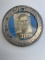 Rare WWII Bethlehem-Alameda Shipyard Metal Employee Badge Photo ID Joe Madeiro - Blue Patrick and MK