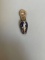 Masonic Lapel Pin Blue Slipper Collectible Rare 14th Degree