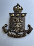 Indian Army Ordinance Corps Cap Badge Pin WWII 1922-1954 Bronze Tone