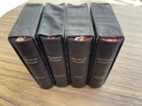 Small Set As If Used By a Military Chaplain Set of 4 Vols of the Catholic Breviarium Romanum in Lati