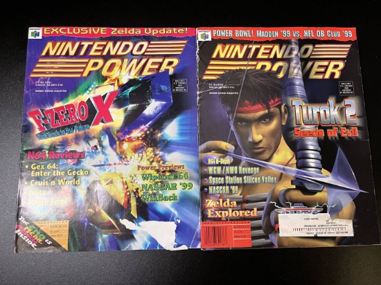 2 Issues Nintendo Power Magazine #112 & #113 Nintendo of America 1998 Zelda Updates