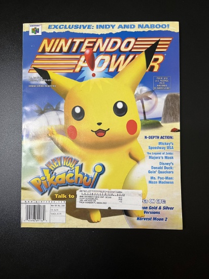 Nintendo Power Magazine #138 Nintendo of America 2000 Hey You Pikachu High Grade