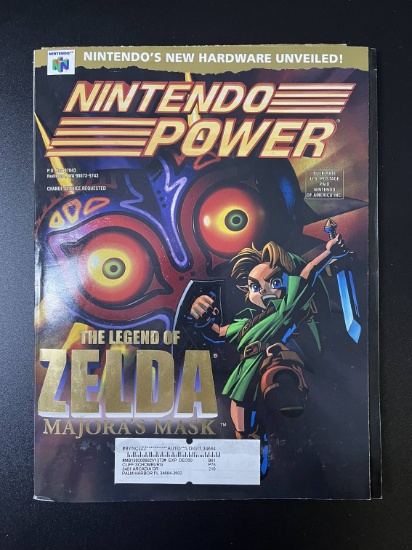 Nintendo Power Magazine #137 Nintendo of America 2000 Zelda Majora's Mask High Grade