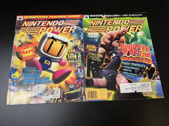 2 Issues Nintendo Power Magazine #110 & #111 Nintendo of America 1998 Bomberman Hero