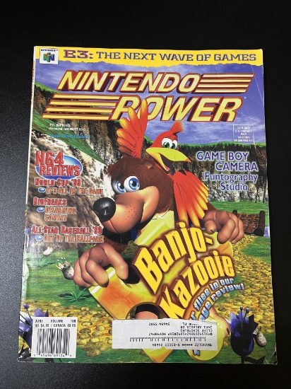 Nintendo Power Magazine #109 Nintendo of America 1998 Banjo Kazooie