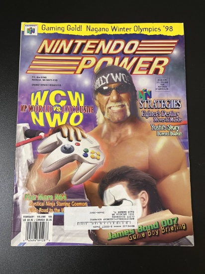 Nintendo Power Magazine #105 Nintendo of America 1998 WCW Vs NWO