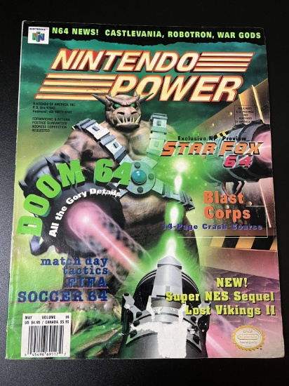 Nintendo Power Magazine #96 Nintendo of America 1997 Doom 64