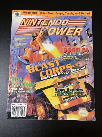 Nintendo Power Magazine #95 Nintendo of America 1997 Mega Map Issue