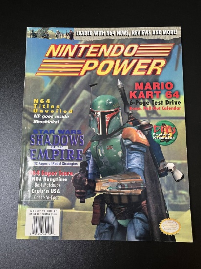 Nintendo Power Magazine #92 Nintendo of America 1997 Star Wars Shadows of the Empire