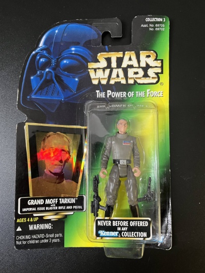 Star Wars Power of the Force Grand Moff Tarkin Figure NIB Never Before Offered in any Kenner Collect