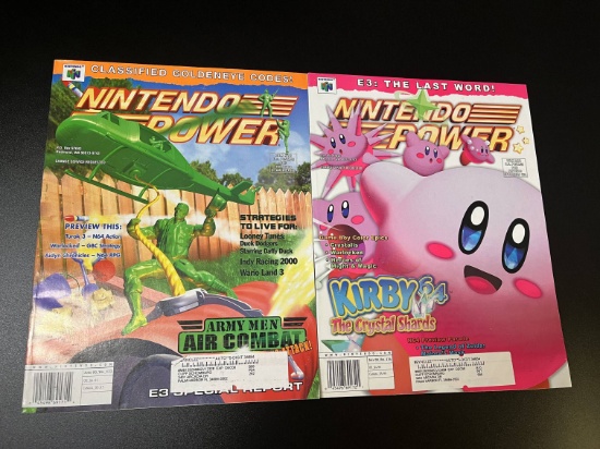 2 Issues Nintendo Power Magazine #133 & #134 Nintendo of America 2000 Kirby 64 High Grade