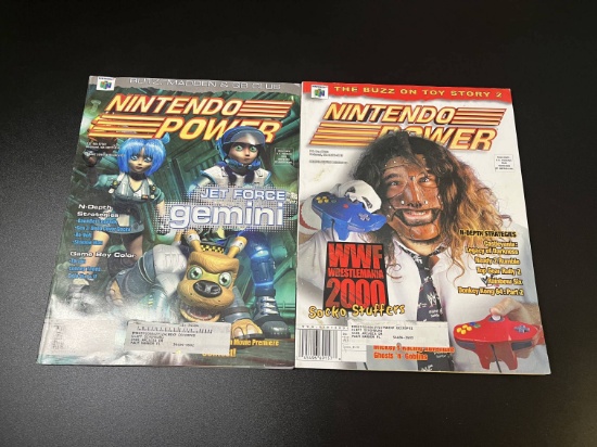 2 Issues Nintendo Power Magazine #124 & #127 Nintendo of America 1999 High Grade