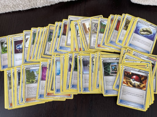 Massive Lot of over 100 Pokemon Trainer Cards Useful for Deck Building
