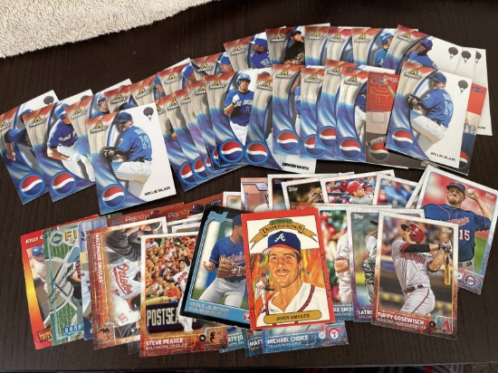 Lot of Over 60 Collectible Baseball Cards