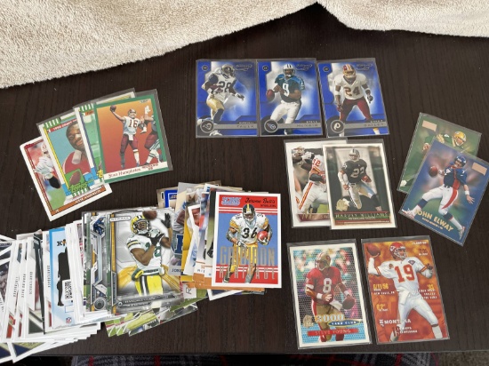 Over 75 Collectible NFL Football Cards