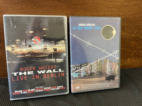2 DVDs Roger Waters The Wall Live in Berlin & Roger Waters In The Flesh Live