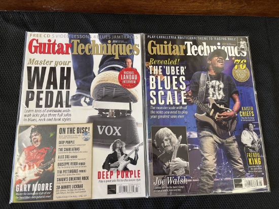 2 Issues & CD Guitar Techniques March 2021 & Guitar Techniques May 2021