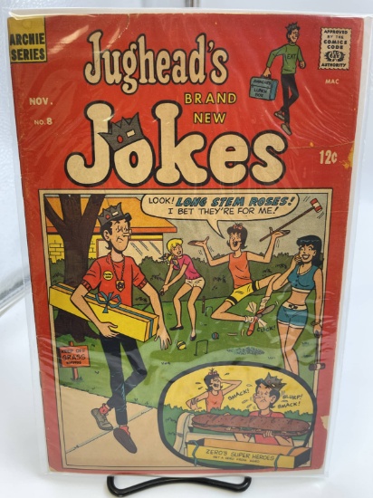 Jugheads Jokes Comic #8 Archie Series 1968 Silver Age 12 Cents