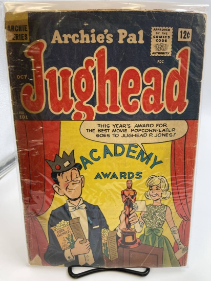 Archies Pal JUGHEAD Comic #101 Archie Series 1963 Silver Age 12 Cents KEY ACADEMY AWARDS COVER