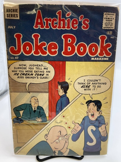 Archies Joke Book Comic #47 Archie Series 1960 Silver Age 10 Cents KEY Early Neal Adams Art