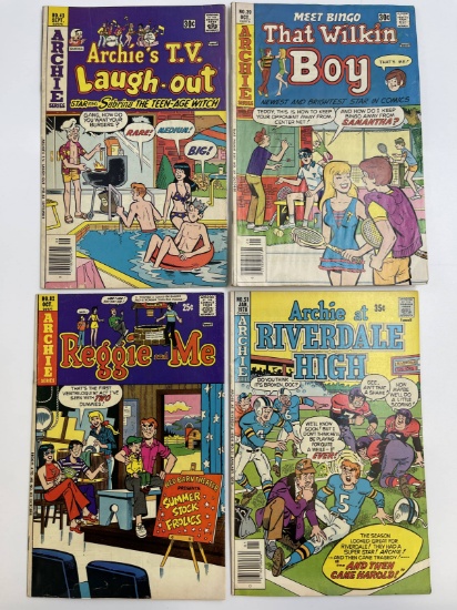 4 Archie and That Wilkin Boy Comics 1975-1978 Bronze Age Archie Comics 25 Cents to 35 Cents