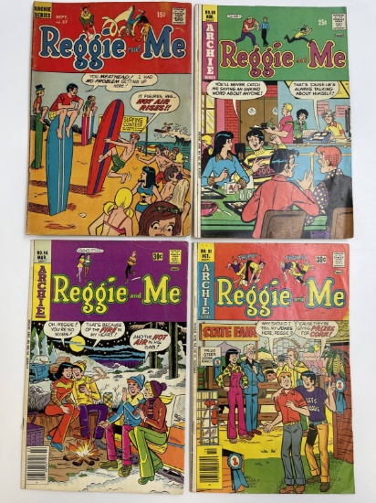 4 Reggie and Me Comics 1969-1977 Silver Age to Bronze Age Comics 15 Cents to 30 Cents