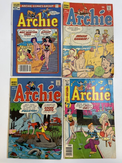 4 ARCHIE Comics 1971-1982 Bronze Age Comics 15 Cents to 60 Cents