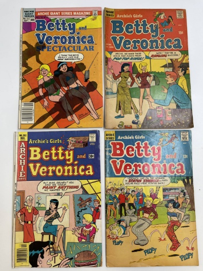 4 Betty and Veronica Comics 1968-1984 Silver Age to Bronze Age Comics 12 Cents to 60 Cents