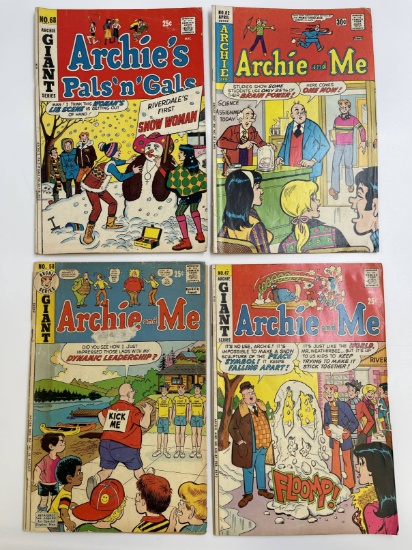 4 Archie Comics 1972-1976 Bronze Age Comics 25 Cents to 30 Cents