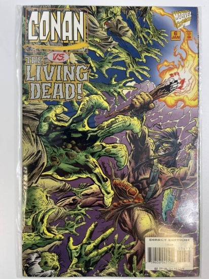 CONAN Comic #6 Marvel Conan vs The Living Dead 1996