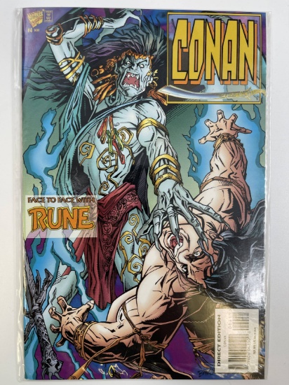 CONAN Comic #4 Marvel 1995 Face to Face With Rune LARRY HAMA