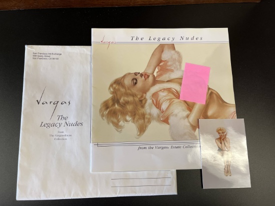 1993 Vargas Legacy Nudes Catalog/Booklet