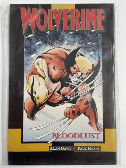 Wolverine: Bloodlust Graphic Novel First Printing Marvel Comics 1990 Copper Age