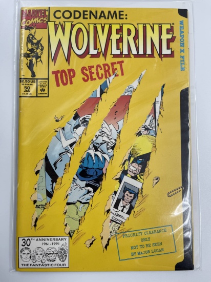 Wolverine Comic #50 Marvel Comics KEY 1st Appearance of Shiva