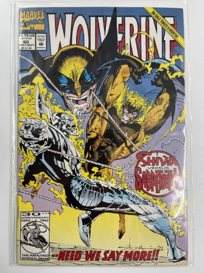 Wolverine Comic #60 Marvel Comics KEY 1st Full Appearance of Kestrel