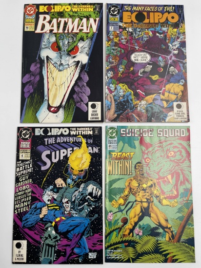4 Issues Suicide Squad #65 Batman #16 Eclipso #2 & The Adventures of Superman #4 DC Comics Eclipso t