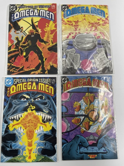 4 Issues The Omega Men  #2 #5 #6 & #7 DC Comics Origin Issue