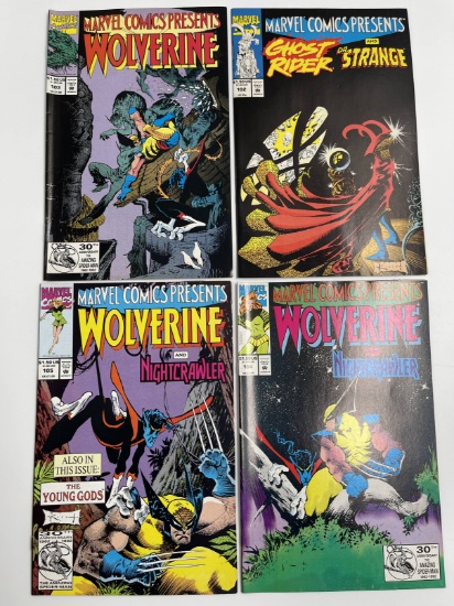 4 Issues Marvel Comics Presents #102 #103 #104 & #105 Marvel Comics Wolverine Ghost Rider Dr Strange