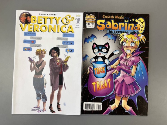 2 Issues Betty & Veronica Comic #1 & Sabrina the Teenage Witch Key 1st Issue