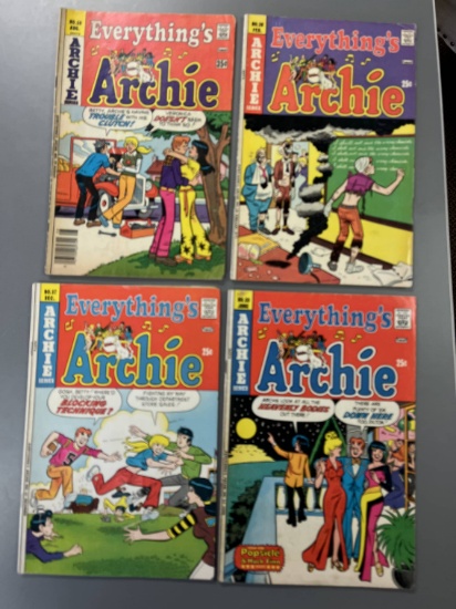4 Issues Everything's Archie Comic #33 #37 #38 & #59 Archie Comics