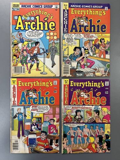 4 Issues Everything's Archie Comic #50 #53 #85 & #117 Archie Comics