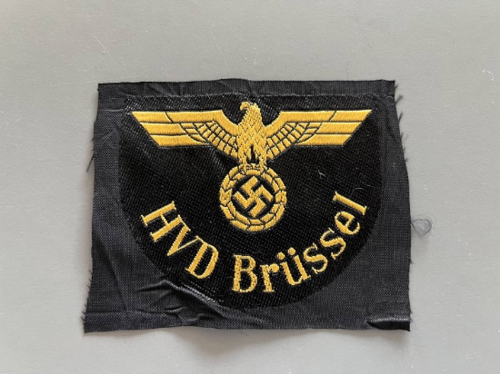 Nazi HVD Brusel Railway Patch